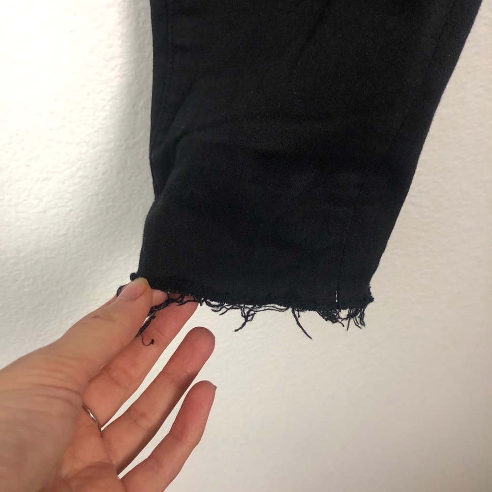Frame black Le Skinny De Jeanne ripped jeans - Picture 7 of 9